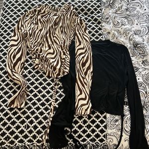 Long Sleeve Cropped Tops